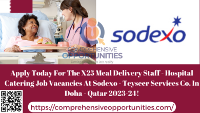 Apply Today For The X25 Meal Delivery Staff - Hospital Catering Job Vacancies At Sodexo - Teyseer Services Co. In Doha - Qatar 2023-24!