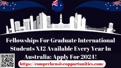 Fellowships For Graduate International Students X12 Available Every Year In Australia: Apply For 2024!