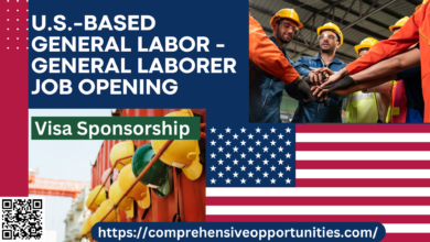 Apply For The Top Leading U.S.-based General Labor - General Laborer Job Opening That Offer Visa Sponsorship In 2024